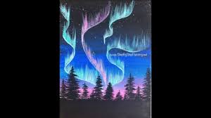 Select the original circle, give it a color dodge transparency of 0%, and color it #e52266. How To Paint Northern Lights Step By Step Painting