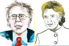 Which look is more iconic—Hillary's pantsuits or Bernie's frumpiness?