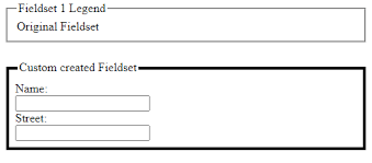 Most browsers will display the <fieldset> element with the following default values: How To Achieve Fieldset Like Effect Without Using Fieldset Tag Geeksforgeeks