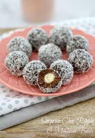 Surprise Choc Ripple Malteser Balls Recipe Maltese Recipes Food Christmas Cooking