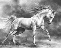 Black And White Animal Drawings Realistic Realistic Tree Sketch Single Tree Drawing Original Pencil Etsy Animal Drawings Horse Art Print Horse Drawing