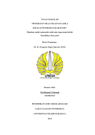 Dalam melaksanakan kegiatan supervisi, seorang supervisor sewajarnya berpegang teguh kepada pancasila sebagai dasar atau prinsip yang. Makalah Pendidikan Pancasila Penerapan Nilai Pancasila Sebagai Pendid