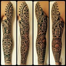 Polynesian Sleeve Maori Tattoo Polynesian Tattoo Polynesian Tattoo Designs