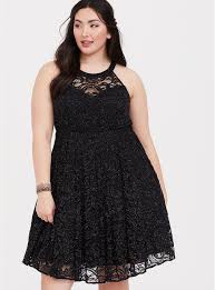 Special Occasion Black Shimmer Skater Dress In 2020 Dresses Lace Skater Dress Knit Skater Dress