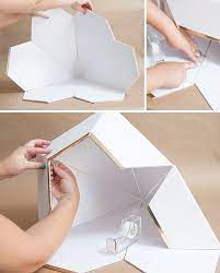 Don't leave the dashes on the completed card box. Learn How To Make This Giant Diy Wedding Card Box Diamond Diy Card Box Card Box Wedding Diy Card Box Wedding