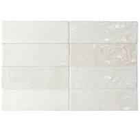 La Riviera Blanc Glossy Ceramic 2.5x8