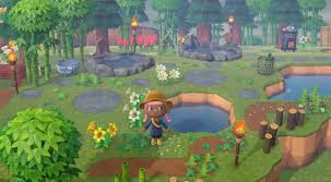Hot Spring In The Cliffs Ac Newhorizons New Animal Crossing Animal Crossing Animal Crossing Game