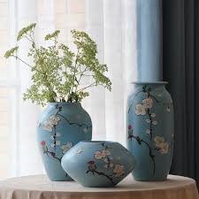 Toptan Jingdezhen Boyama Kuslar Tasarim Mavi Cin Seramik Vazo Buy Seramik Vazo Boyama Vazo Mavi Cin Vazo Product On Alibaba Com