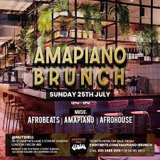 Amapiano (zulu for the pianos) is a style of house music that emerged in south africa in 2012. Amapiano Brunch July 2021 Nutshell London 25 July 2021