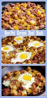 One Pot Corned Beef Hash Recipe In 2020 Corned Beef Hash Corned Beef Corned Beef Recipes