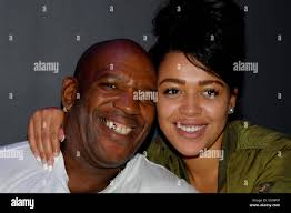 The Guvnors' premiere in Birmingham Featuring: Barrington Patterson,Bailey  Patterson Where: Birmingham, United Kingdom When: 25 Aug 2014 Stock Photo