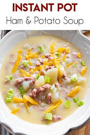 Ham And Cheese Instant Pot Potato Soup The Salty Marshmallow Recipe Instant Pot Potato Soup Recipe Ham And Potato Soup Instant Pot Dinner Recipes