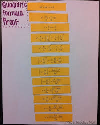 Mrs E Teaches Math Quadratics Quadratic Formula Teaching Math