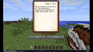 Written books are an item created after a book and quill is signed. How To Write A Book In Minecraft Youtube