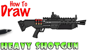 How to draw fortnite gun【pump shotgun】easy & cute drawing｜jolly art negi. Fortnite Drawings Easy Guns Fortnite Free V Bucks In Game
