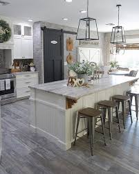 We love pops of color with rugs and adore open wood shelving. Top 12 Modern Farmhouse Kitchen Fixer Upper Design Ideas Modern Farmhouse Kitchens Farmhouse Kitchen Remodel Kitchen Style