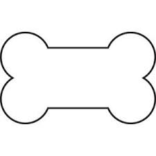 Dog Bone Stencil Google Search Dog Template Paw Patrol Party Paw Party