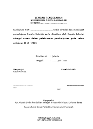 Sebab proposal memuat rincian kegiatan yang akan anda lakukan, dan menjadi pertimbangan apakah proposal tersebut disetujui atau tidak. Contoh Ktsp Sd Hasil Revisi 2016 2017 Lembar Pengesahan
