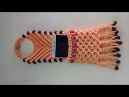 Macrame Mobile Holder Simple Macrame Mobile Holder Youtube Macrame Toran Designs Crochet Phone Cover Macrame Toran