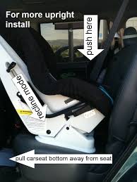How To Install Rear Facing Carseat More Upright Or Reclined Without Towel Or Noodle Car Seats Baby Center Britax