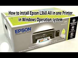 A laptop printer does not work until you deploy the included drivers and software. How To Install Epson L360 All In One Printer In Windows Youtube