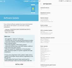 Use this page to identify software versions for the samsung galaxy s7 edge as well as details on recent software updates. Lupa KvÄ—puoti OazÄ— Android 7 0 S7 Edge Heartsongcreativecenter Com