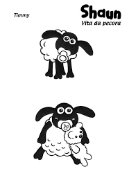 Baby Timmy In Shaun The Sheep Coloring Page Color Luna Shaun The Sheep Sheep Coloring Pages