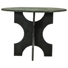1900s French Round Slate Table Table Antiques Modern Furniture