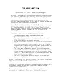 Https Www Slocounty Ca Gov Departments Veterans Services Forms Documents Miscellaneous Nexus Letter Pdf