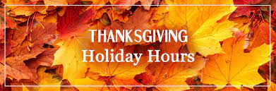 The day is a national holiday in. Thanksgiving Holiday Hours Change Inc