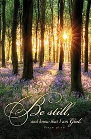What does it mean to be still and know that i am god? Be Still And Know That I Am God Psalm 46 10 Kjv Bulletins 100 Christianbook Com
