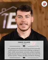 🏠✨ Client Spotlight ✨🏠 Huge thanks to Jamie Slade for the amazing  feedback about our very own Jon Kelly! At Brown's Roofing, we're all about  quality work and top-tier service — and