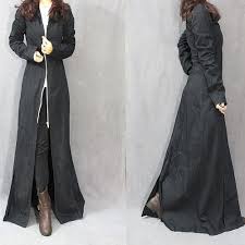 Coat Dress And Boots Full Sleeves Dress Shrug For Dresses Denim Trench Coat