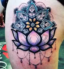 Check spelling or type a new query. Lotus Mandala Thigh Thighpiece Thightattoo Beadwork Color Mandalatattoo Lotustattoo Tattoo Studio13t Mandala Thigh Tattoo Thigh Tattoo Tattoo Styles