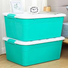 A plastic bag, poly bag, or pouch is a type of container made of thin, flexible, plastic film, nonwoven fabric, or plastic textile. Gaoxu Containers Hakn Storage Box Extra Large Storage Box Household Plastic Storage Box Clothes Bo Bedroom Storage Boxes Bedroom Storage Plastic Box Storage