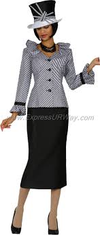 Black And White Suit Womens Gmi G4902 Blackwhite Womens Church Suits Spring 2015 Women Church Suits Womens Skirt Black And White Skirt