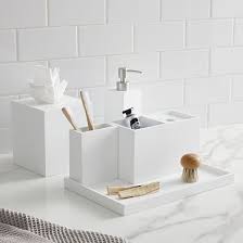 White ceramic bathroom canisters ideas for baby. Lacquer Bath Accessories White