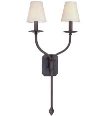 Lamps Com Troy Lighting B2482fi La Brea French Iron 2 Light Wall Sconce