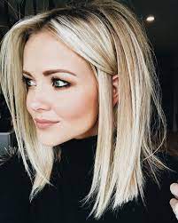 The bob cut can be adorned by blondes too by adding different streaks to the chunky blonds to give off a chic look. Pin On Hair