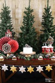 Christmas isn't complete without a christmas pudding, trifle or yule log. Camp Christmas Dessert Table Ideas Michelle S Party Plan It