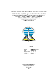 Pemantapan kemampuan profesional ( pkp ). Pkp Meningkatan Hasil Belajar Matematika Pada Materi Pokok Menghitung
