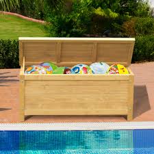 In this video i show you how to build a simple wood box.making a diy storage boxes from construction grade plywood is fun, easy to do and in no time you can. 16 5 Gallon Wood Storage Bench Deck Box Outdoor Seating Storage Container 35 5 Yard Garden Outdoor Living Home Garden
