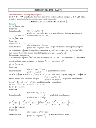 La integrarea prin parti exista vre'o shmecherie??? Integrarea Prin Parti