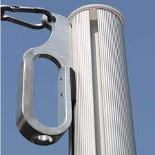 The sun sail shade installation pole kit provides a secure way for you to your sun shade when you are lacking a proper structure to secure to. Lounge Factory Shade Sail Pole And Installation Kit Shade Sail Awning Shade Deck Shade