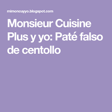 Monsieur Cuisine Plus Y Yo Pate Falso De Centollo Centollo Aperitivos Frios Palitos De Cangrejo