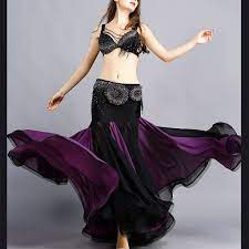 ZHCWT ملابس الرقص فستان الرقص المهني زي الرقص حزام الرقص مثير تنورة حورية  البحر (اللون: بنفسجي، المقاس: رمز S) : Amazon.ae: المستلزمات الرياضية