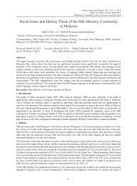 4.3 unemployment unemployment social issue give impact on urban planning that undermines the government's efforts to boost economic development. Pdf Social Issues And Identity Threat Of The Sikh Minority Community In Malaysia