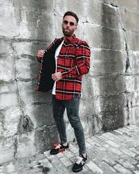 Not only will plain red flannel shirts be difficult to find, but they can also be challenging to wear and the color is perfect for adding a warm touch to outfits in autumn, and the soft, cozy fabric suits the how do you wear an oversized flannel man? Red Flannel Long Sleeve Shirt Outfits For Men 48 Ideas Outfits Lookastic