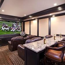 15 Interesting Media Rooms And Theaters With Bars Home Design Lover Home Cinema Room Home Theater Rooms Home Theater Design