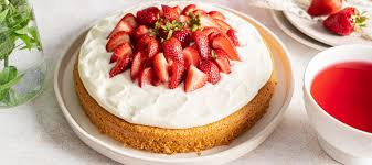 A scratch strawberry layer cake made with pureed strawberries and strawberry extract. Strawberry Cake Healthy Sugar Free Ultimate Summer Dessert